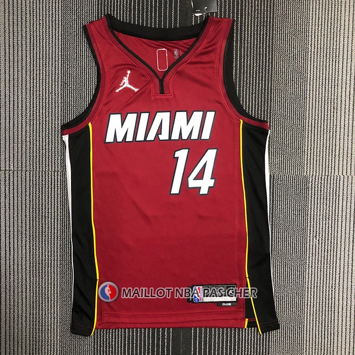 Maillot Miami Heat Tyler Herro NO 14 Statement 2020-21 Rouge
